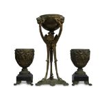 BRASS EMPIRE STYLE CENTREPIECE