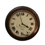 GANTER BROTHERS OF DUBLIN WALL CLOCK