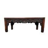 CHINESE QING DYNASTY HARDWOOD STOOL