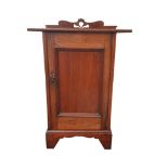 ART NOUVEAU OAK BEDSIDE LOCKER