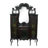 EDWARDIAN EBONISED CHIFFONIER