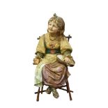 CONTINENTAL POTTERY FIGURE