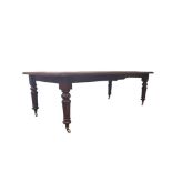 VICTORIAN MAHOGANY DINING TABLE