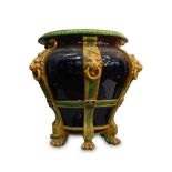 MAJOLICA STYLE JARDINIERE