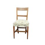 SET EIGHT SHERATON STYLE INLAID MAHOGANY DINING CHAIRS