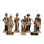 COLLECTION OF PORCELAIN FIGURES OF INFANTRYMEN