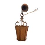 BRASS LANTERN CEILING LIGHT