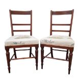 PAIR EDWARDIAN BEDROOM CHAIRS