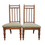 PAIR OF VICTORIAN LADIES CHAIRS