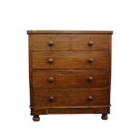 VICTORIAN MAHOGANY CHEST OF DRAWERS