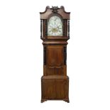 VICTORIAN MAHOGANY CASED GRANDFATHER CLOCK