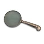 FINE LONDON SILVER HANDLED MAGNIFYING GLASS