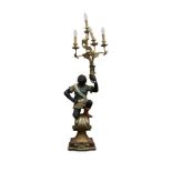 BLACKAMOOR STYLE FIGURAL LAMP