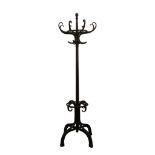 EDWARDIAN MAHOGANY BENTWOOD HAT AND COAT STAND