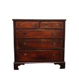 VICTORIAN MAHOGANY CHEST OF DRAWERS