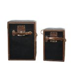 PAIR OF VICTORIAN CARRIAGE LUGGAGE