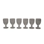 SET OF SIX WATERFORD CRYSTAL WINES