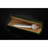 Vintage Cartier Silver gilt Letter Opener with French coin (5 Fr 1850) - French [...]