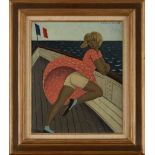 Emile Francois Chambon (1905-1993) - Storm Oil on cardboard Signed ‘E Chambon 48’ [...]