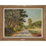 Pol Presson (XX) - Summer Landscape in the South of France Oil on canvas 54 x 73 cm - [...]