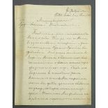 Vladimir EVREINOV Autograph. Letter from V.D. Evreinov to count A.N. Ignatiev. [...]