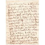 François-René de CHATEAUBRIAND. 1768-1848. Writer, politician. - Autograph letter [...]