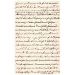 ALEXANDER II. 1818-1881. Emperor of Russia. - Autographed letter to Ekaterina (Katia) [...]