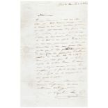 LOUIS-NAPOLEON III Bonaparte. 1808-1873. French Emperor. - Autographed and signed [...]