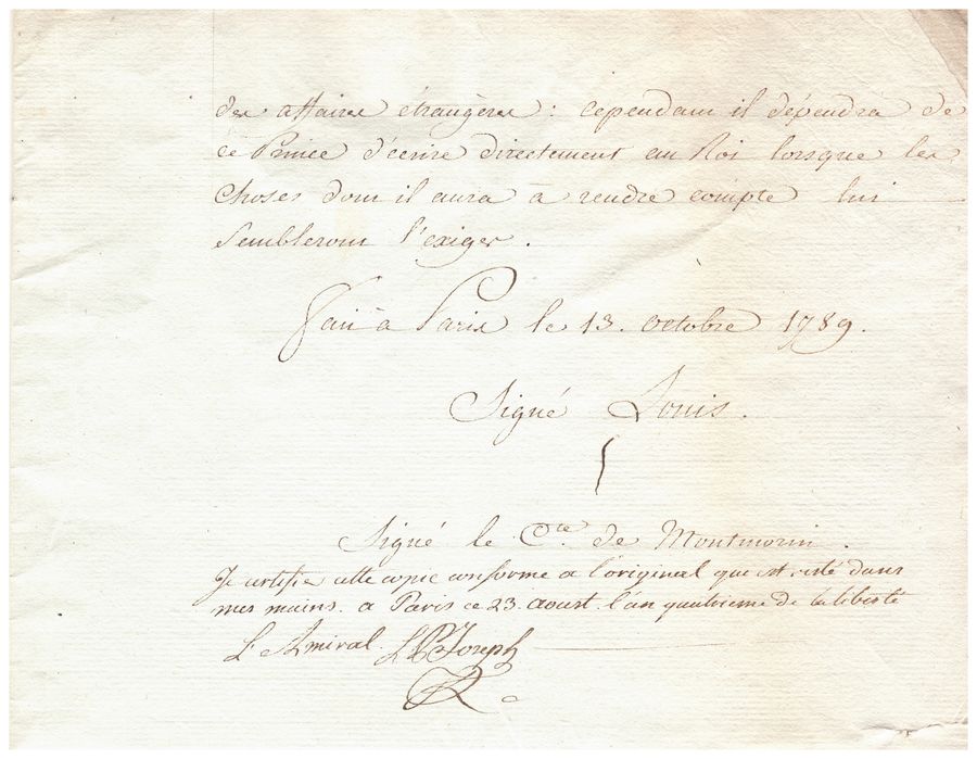 Louis-Phillipe-Joseph d’ORLEANS. 1747-1793. - Known as “Philippe-Egalité” [...]