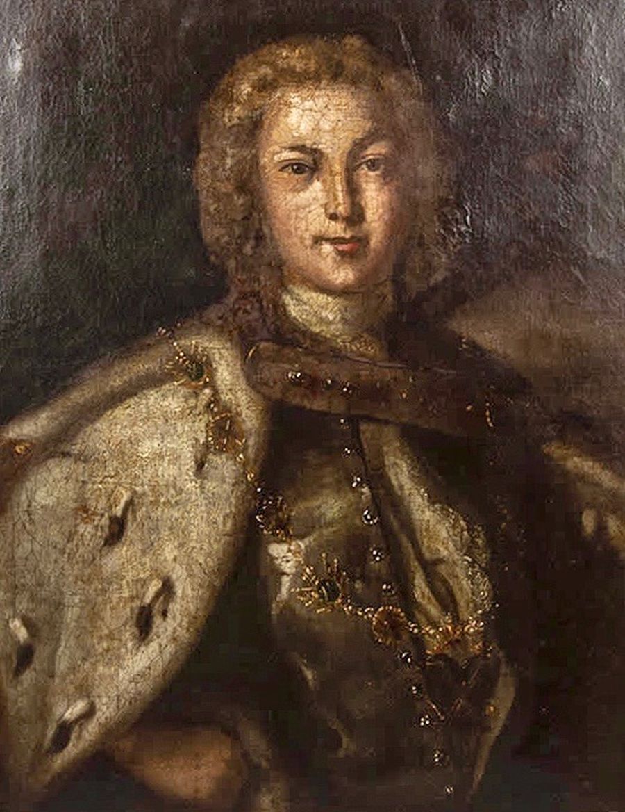 UNKNOWN PAINTER AFTER JOHANN-PAULE LüDDEN PORTRAIT OF PETER II OF RUSSIA, after [...] - Image 3 of 6