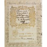 ANNA Pavlovna, Grande-Duchesse. 1795—1865. Letter to Mme SISMOND. Janvier 1842. - 3 [...]