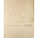 MICHAEL PAVLOVITCH, Grand Duke of Russia. 1798-1849. Letter to the editor Christian [...]