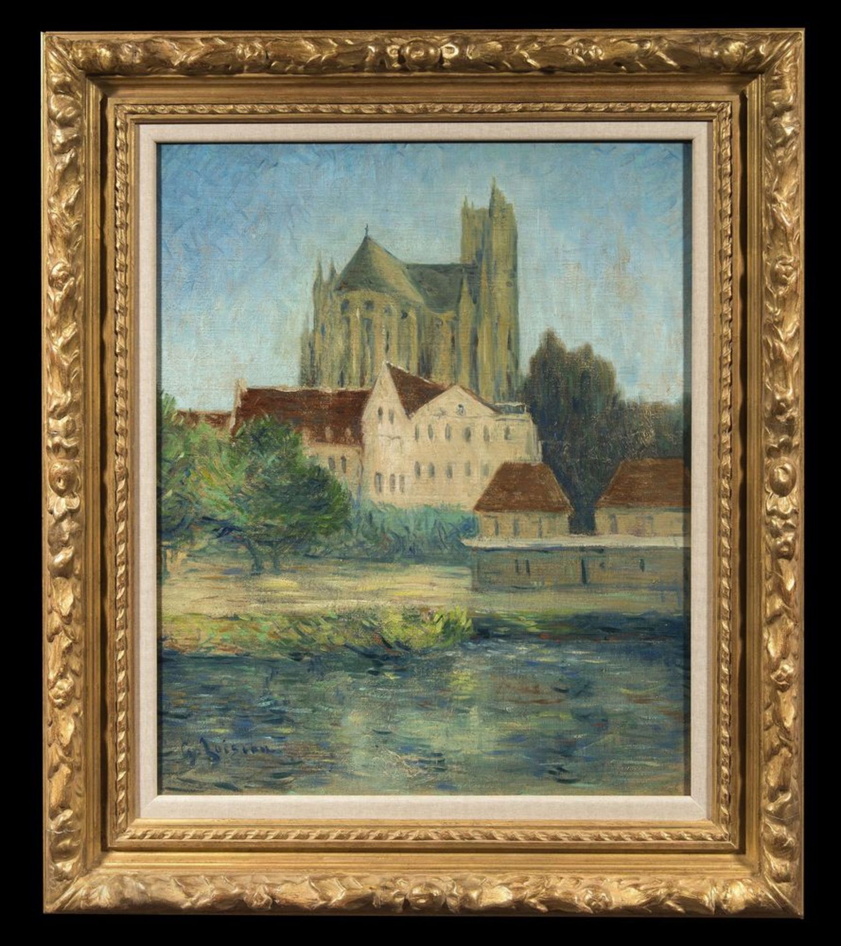 GUSTAVE LOISEAU (1865-1935) - La Cathédrale d’Auxerre, 1907 Signed ‘G. [...] - Bild 2 aus 2