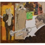 Andy Virgil (XX) - Maynard Ferguson, circa 1960s Pencil and gouache on board 61x55,8 [...]