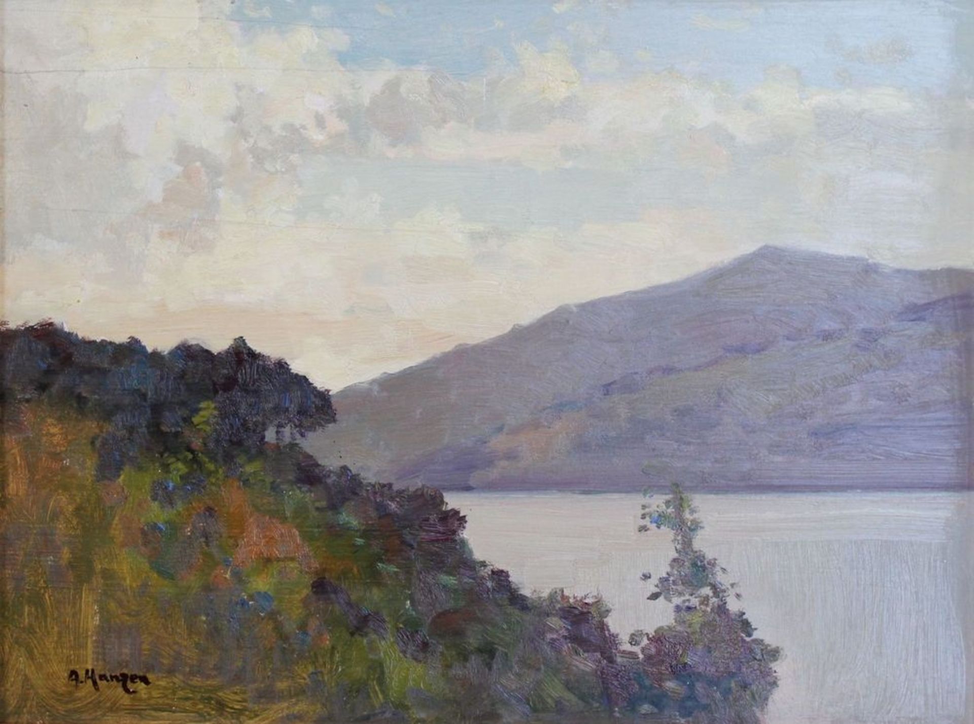 Alexey HANZEN (1876 - 1937) - ALEXEY HANZEN (1876 - 1937) Gulf near Dubrovnik, [...]