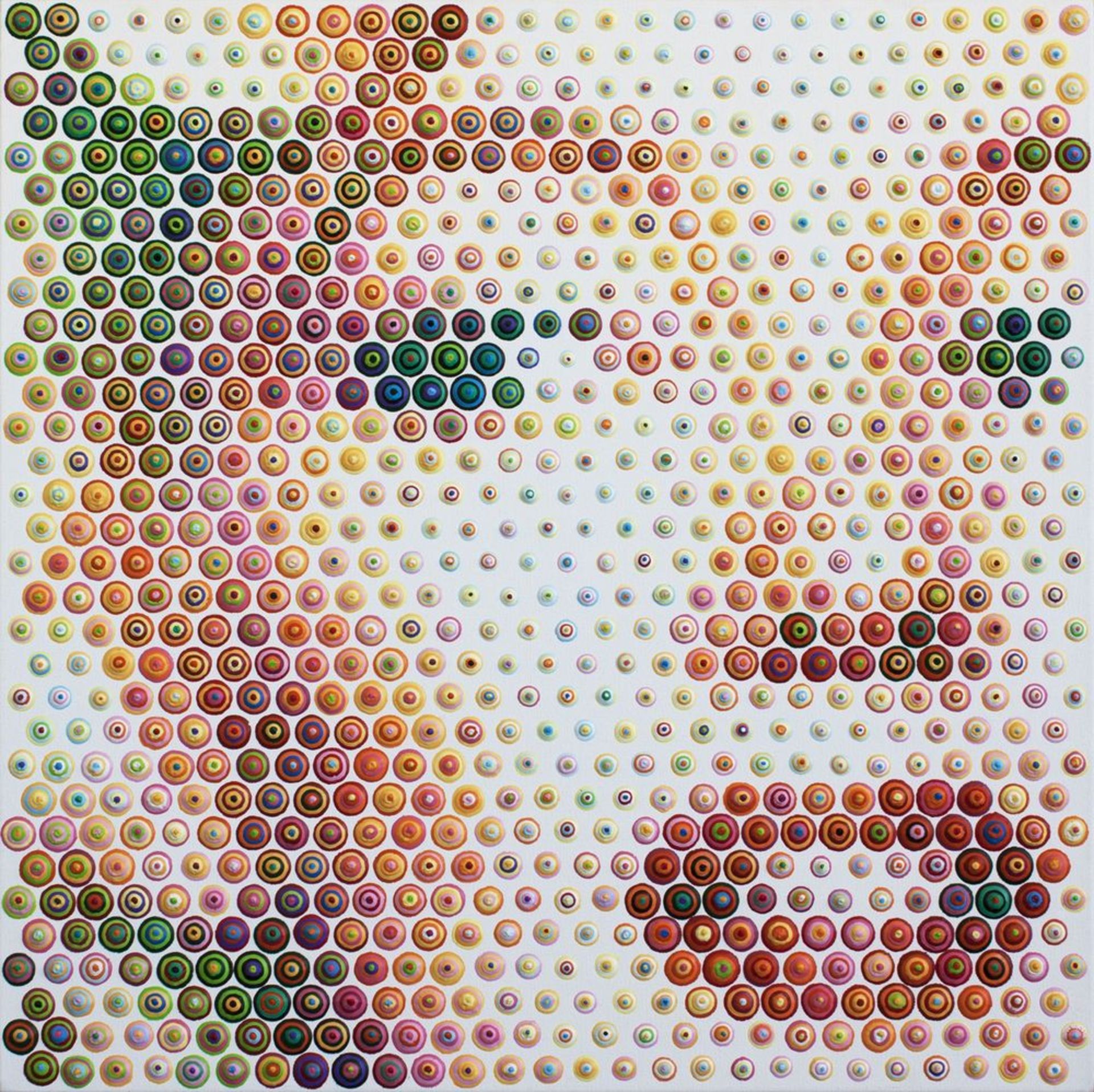 Gavin RAIN - Marilyn Mixed media on canvas 75 x 75cm - From Cape Town in South [...]