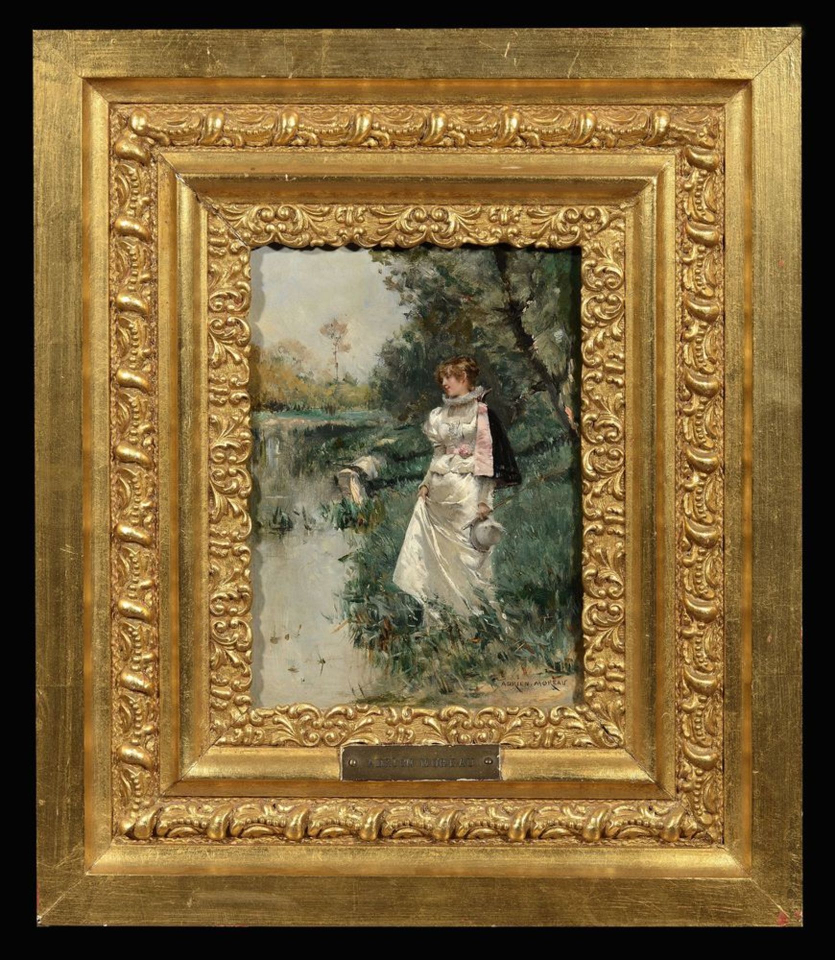 ADRIEN MOREAU (1843–1906) - Tranquility Signed ‘Adrien Moreau’ (lower right) [...] - Bild 2 aus 2