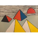 Alexander CALDER (1898- 1976) - Pyramids at Dawn Signed in pencil (lower right) and [...]