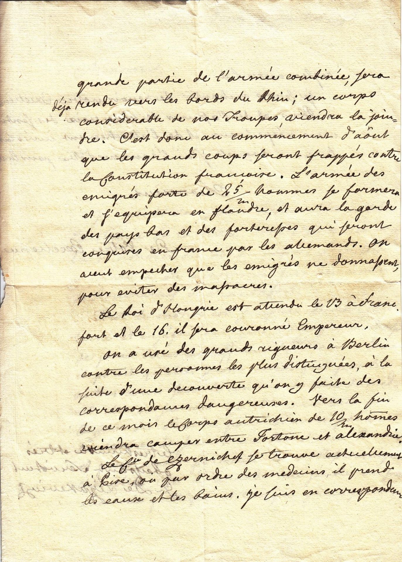Stepan Stepanovich Zinovyev (1740-1794) Archive Correspondence letters (61) with [...] - Bild 6 aus 136