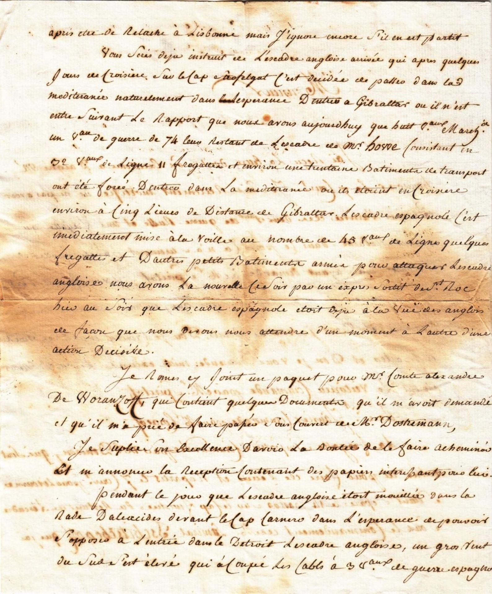 Stepan Stepanovich Zinovyev (1740-1794) Archive Correspondence letters (61) with [...] - Bild 105 aus 136