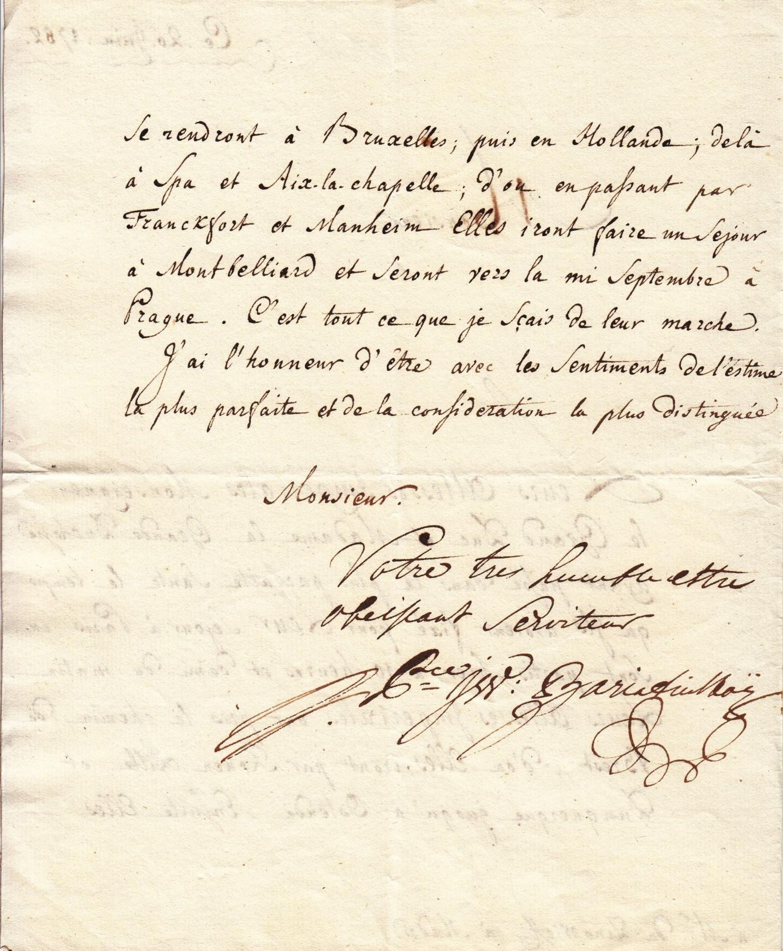 Stepan Stepanovich Zinovyev (1740-1794) Archive Correspondence letters (61) with [...] - Bild 99 aus 136