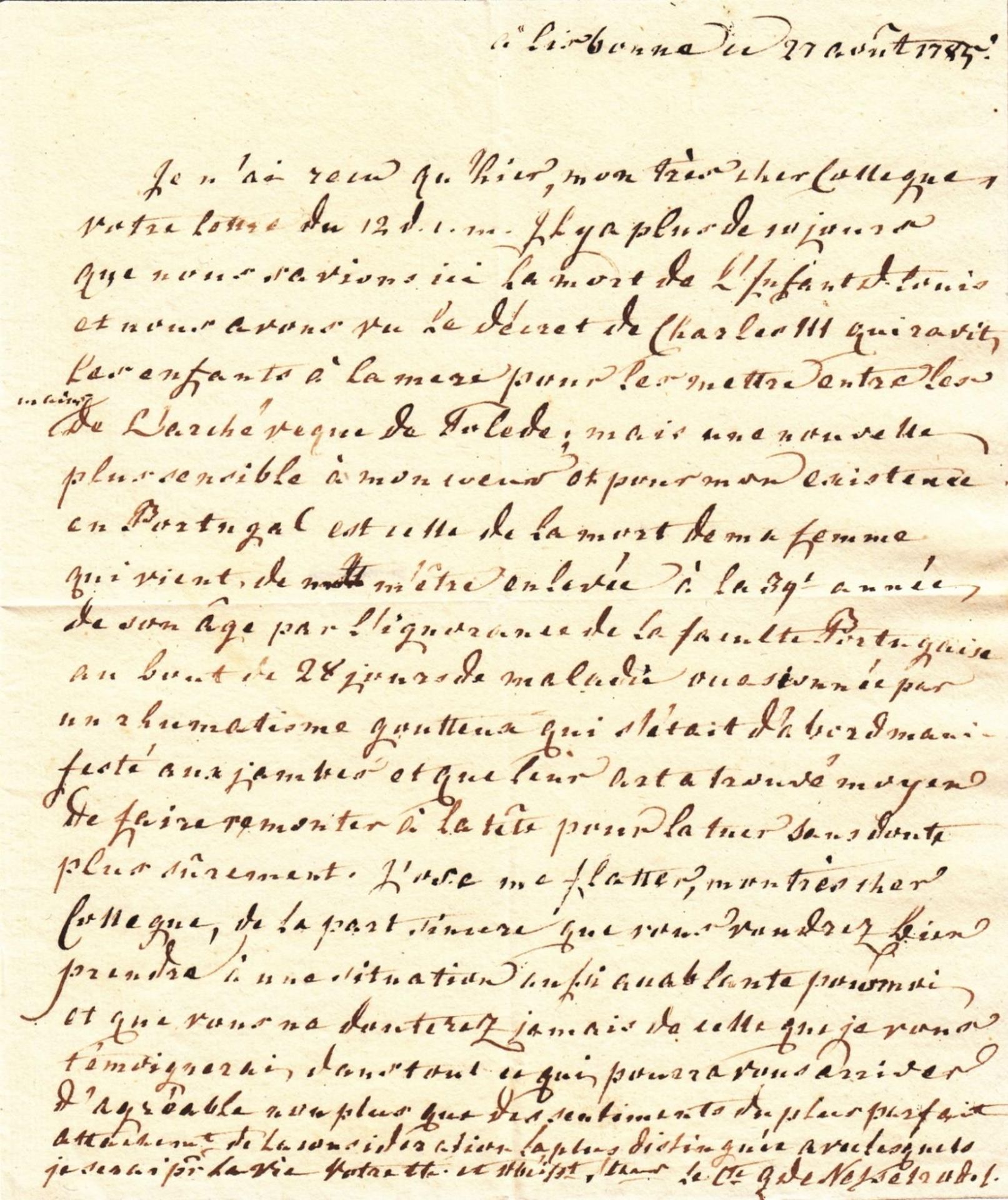 Stepan Stepanovich Zinovyev (1740-1794) Archive Correspondence letters (61) with [...] - Bild 119 aus 136