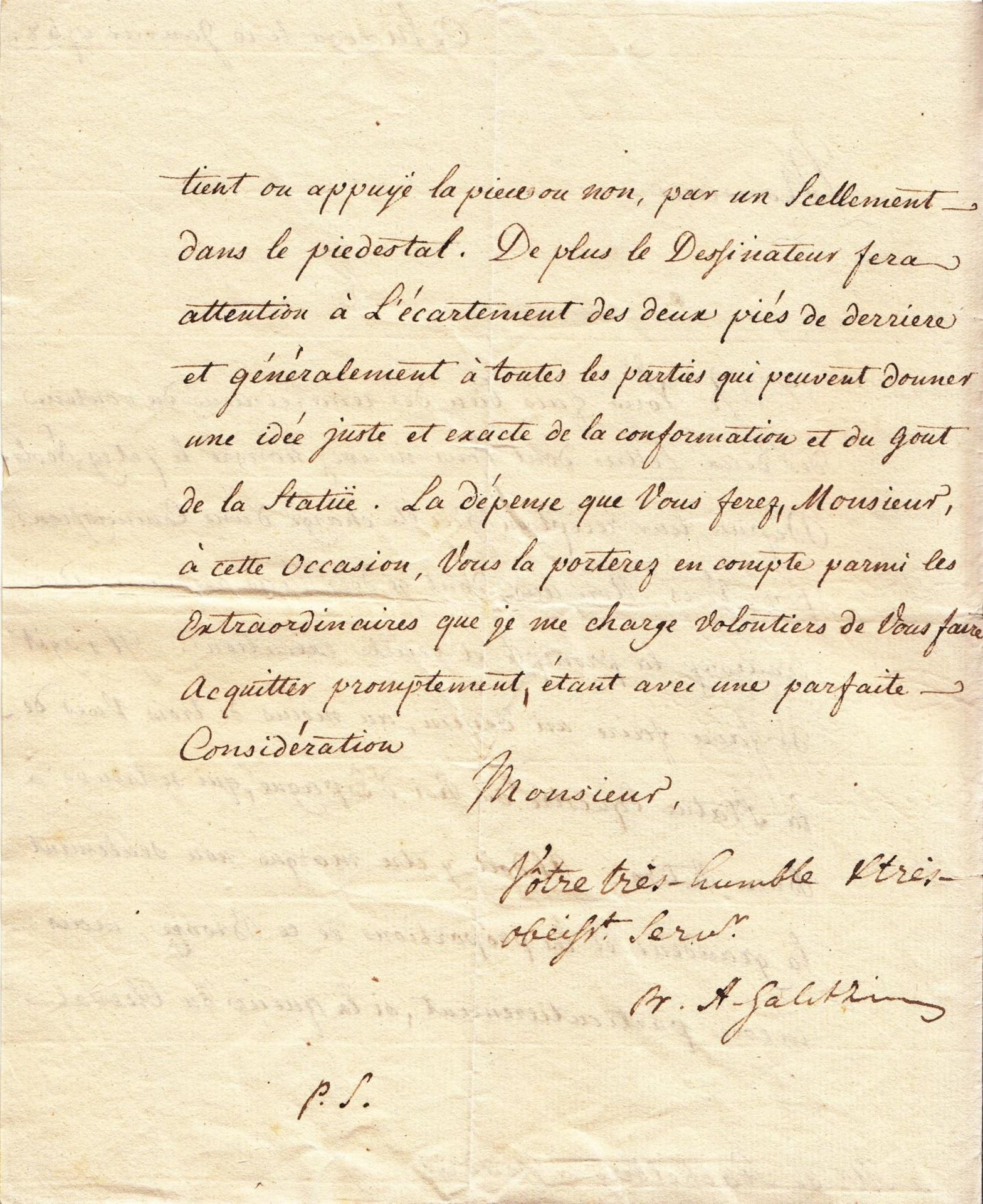 Stepan Stepanovich Zinovyev (1740-1794) Archive Correspondence letters (61) with [...] - Bild 93 aus 136