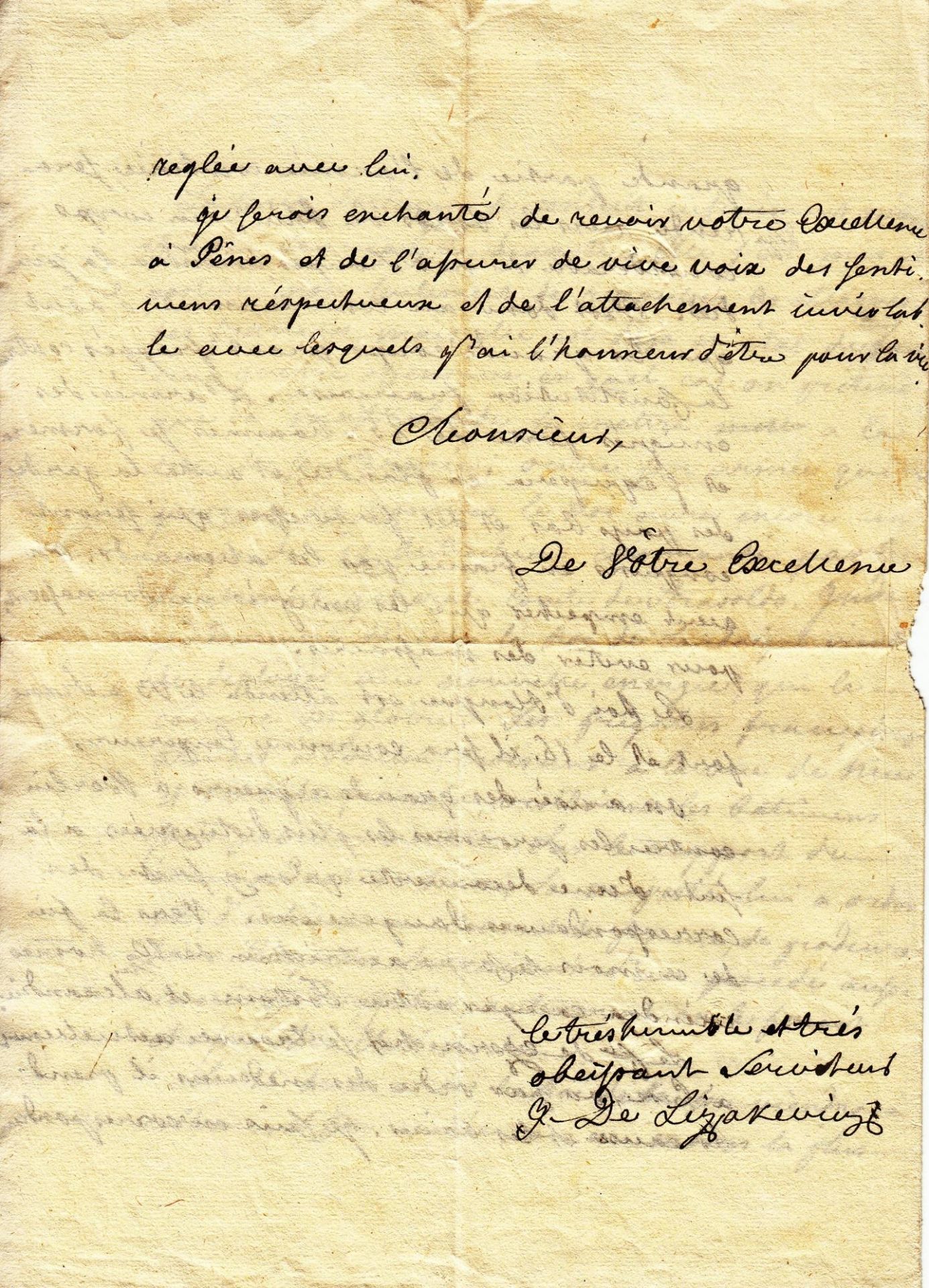 Stepan Stepanovich Zinovyev (1740-1794) Archive Correspondence letters (61) with [...] - Bild 7 aus 136