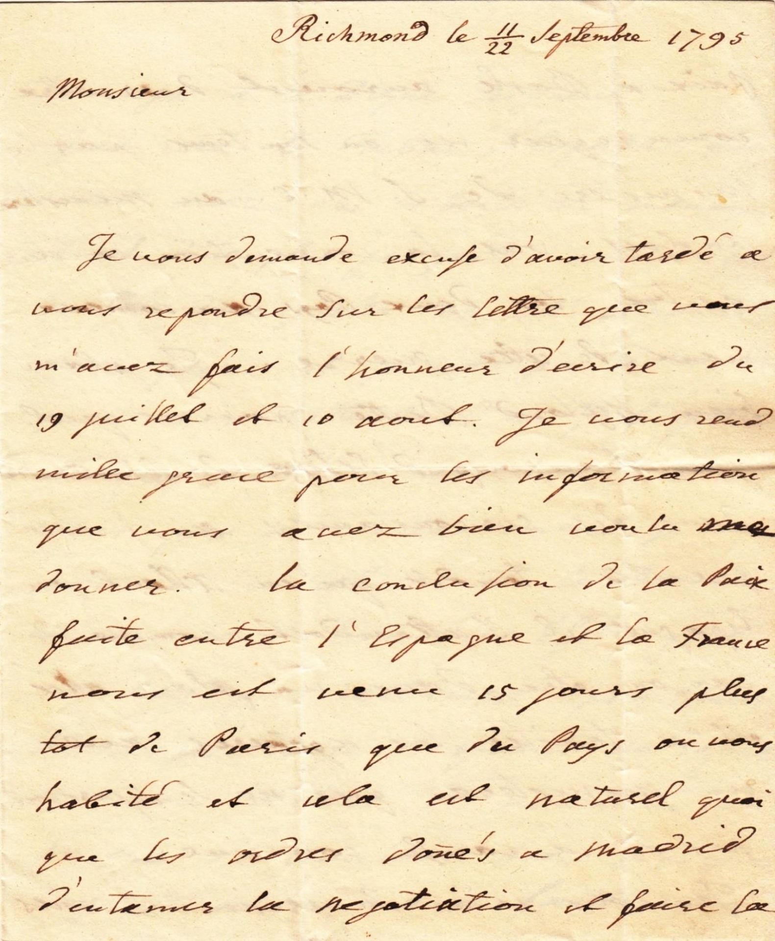 Stepan Stepanovich Zinovyev (1740-1794) Archive Correspondence letters (61) with [...] - Bild 29 aus 136