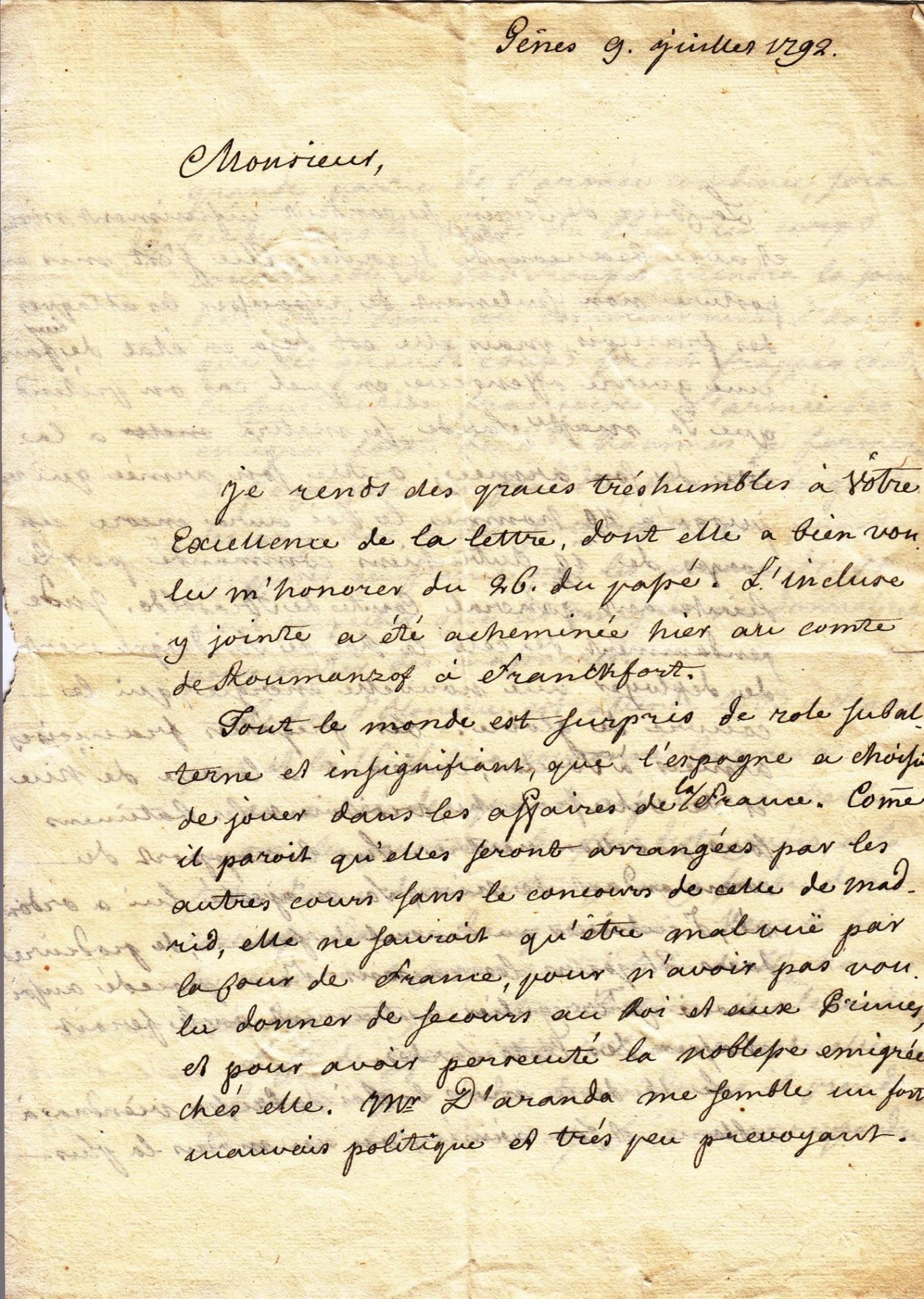 Stepan Stepanovich Zinovyev (1740-1794) Archive Correspondence letters (61) with [...] - Bild 4 aus 136