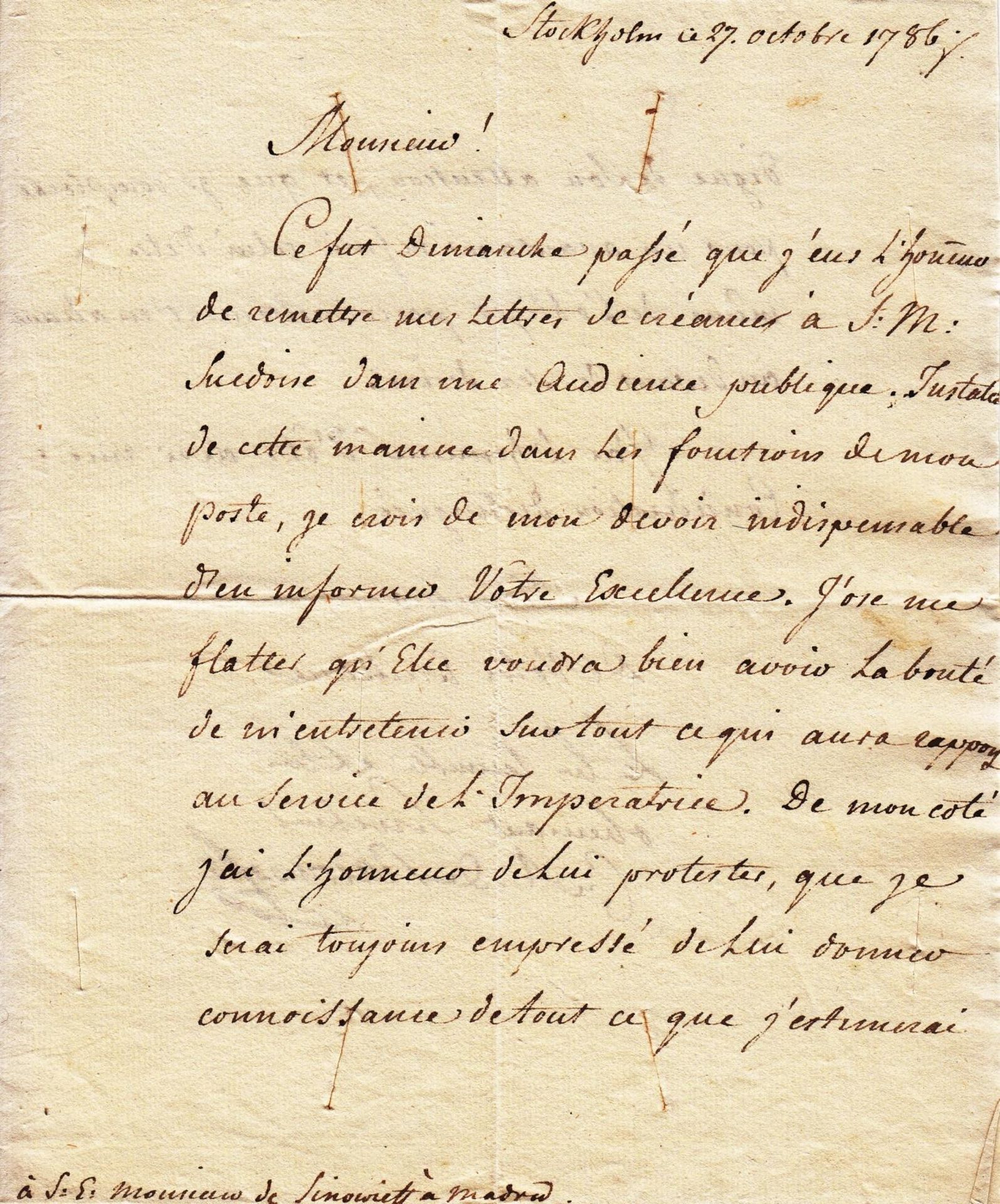 Stepan Stepanovich Zinovyev (1740-1794) Archive Correspondence letters (61) with [...] - Bild 120 aus 136