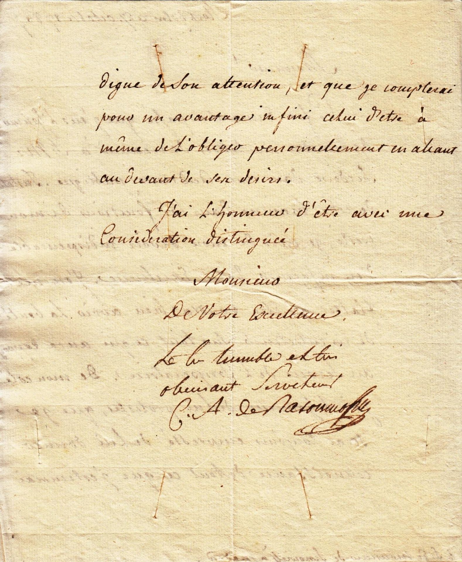 Stepan Stepanovich Zinovyev (1740-1794) Archive Correspondence letters (61) with [...] - Bild 121 aus 136