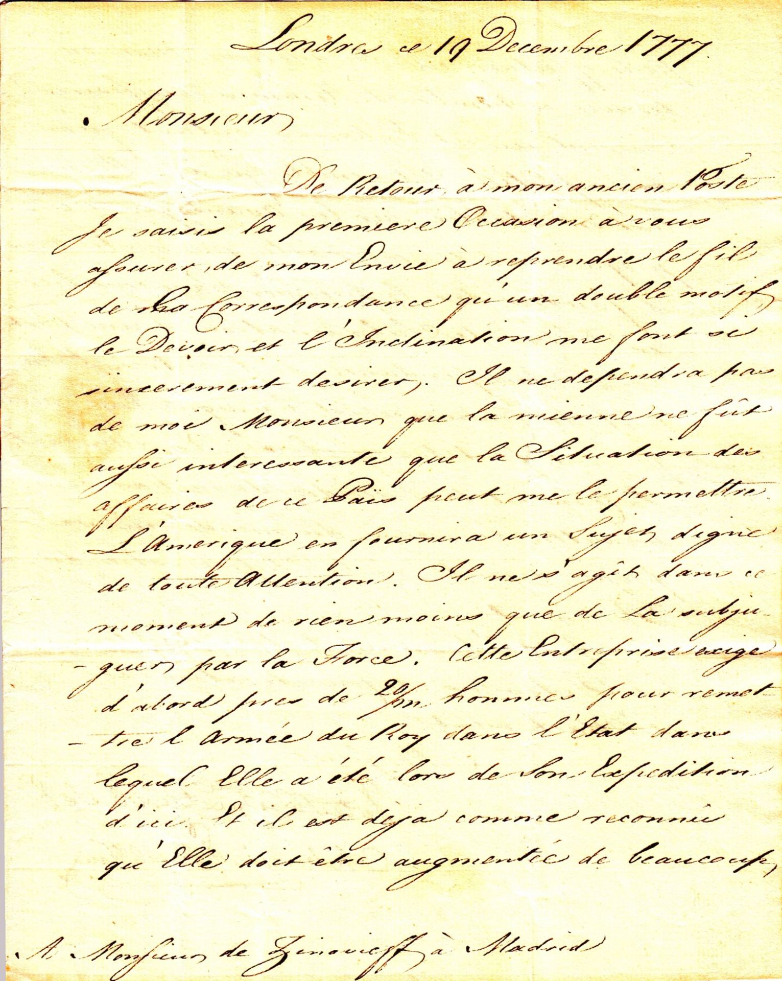 Stepan Stepanovich Zinovyev (1740-1794) Archive Correspondence letters (61) with [...] - Bild 71 aus 136