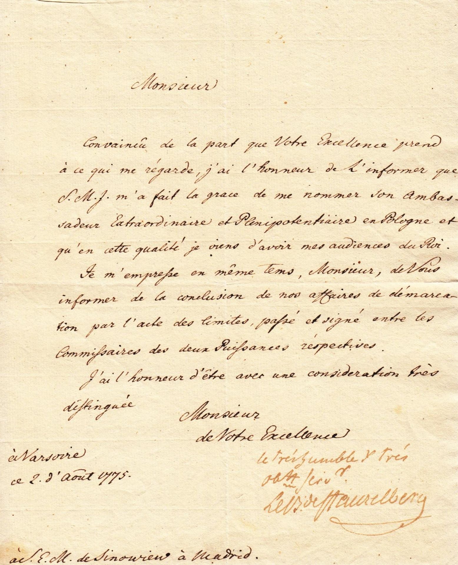 Stepan Stepanovich Zinovyev (1740-1794) Archive Correspondence letters (61) with [...] - Bild 58 aus 136